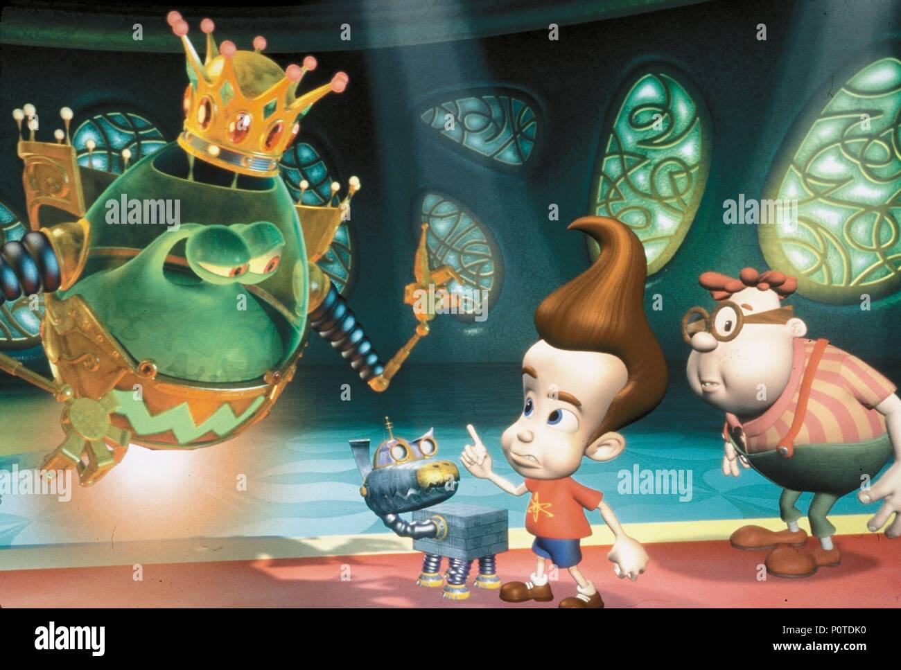 Titre original : JIMMY NEUTRON : BOY GENIUS. Titre en anglais : JIMMY NEUTRON : BOY GENIUS. Film Réalisateur : John A. DAVIS. Année : 2001. Credit : Nickelodeon Movies/ADN PRODUCTIONS/O LOISIRS / Album Banque D'Images