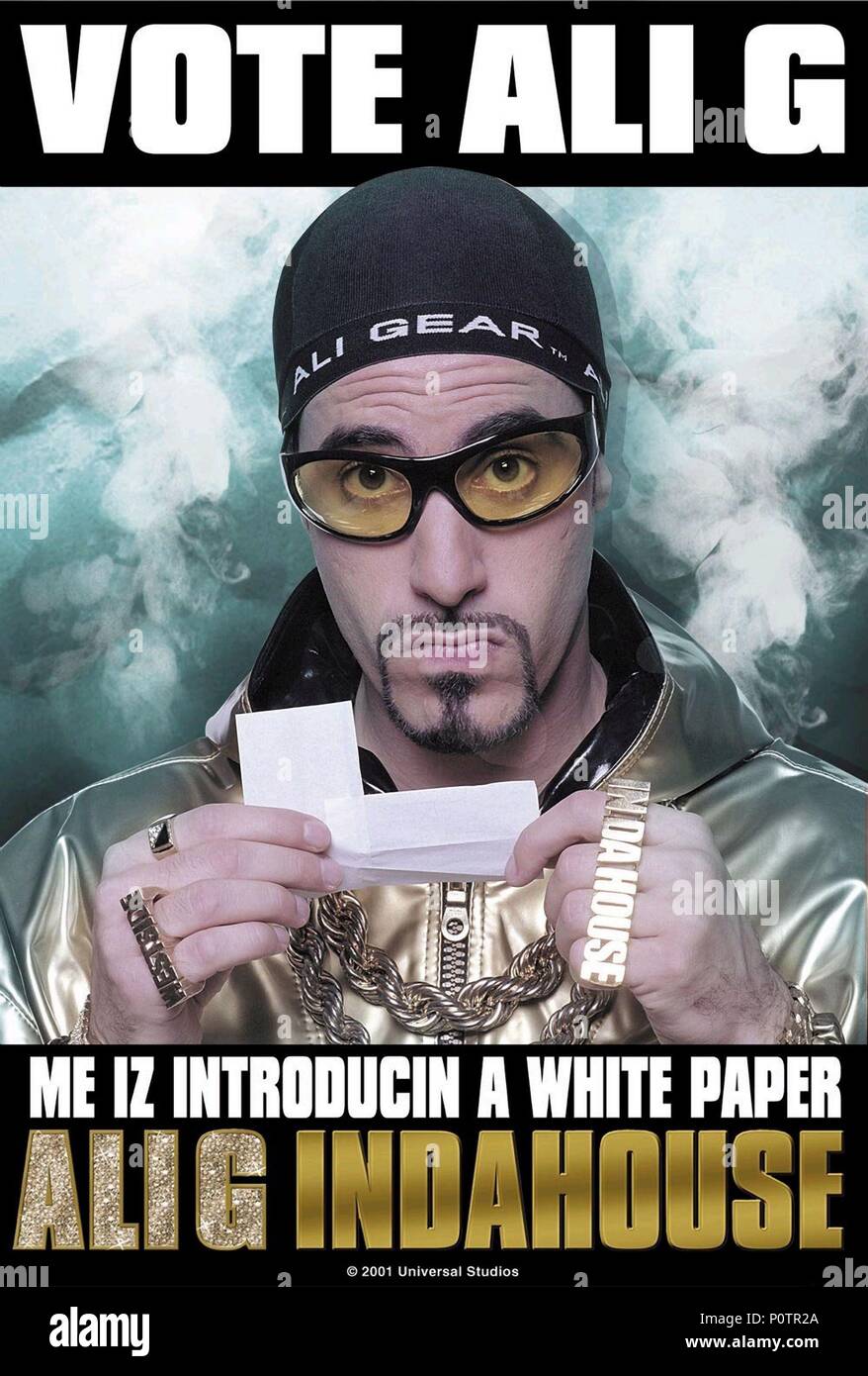 Titre original : ALI G INDAHOUSE. Titre en anglais : ALI G INDAHOUSE. Directeur : MARK MYLOD Film. Année : 2002. Credit : TITRE DE TRAVAIL FILMS/Productions/FILMFOUR TALKBACK/WT2//Album Banque D'Images