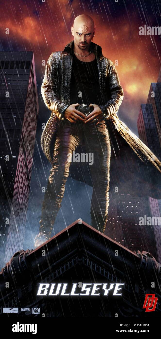 Titre original : DAREDEVIL. Titre en anglais : DAREDEVIL. Directeur de film : MARK STEVEN JOHNSON. Année : 2003. Stars : Colin Farrell. Credit : TM/20 th CENTURY FOX/REGENCY ENTERPRISES / Album Banque D'Images