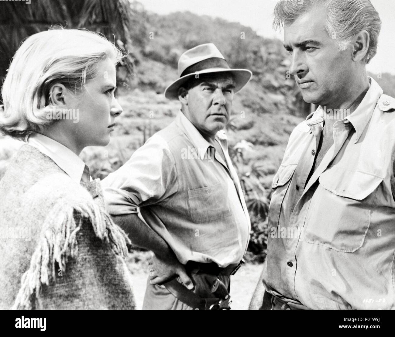 Titre original : feu vert. Titre en anglais : feu vert. Directeur de film : ANDREW MARTON. Année : 1954. Stars : GRACE KELLY ; STEWART GRANGER ; PAUL DOUGLAS. Credit : M.G.M / Album Banque D'Images