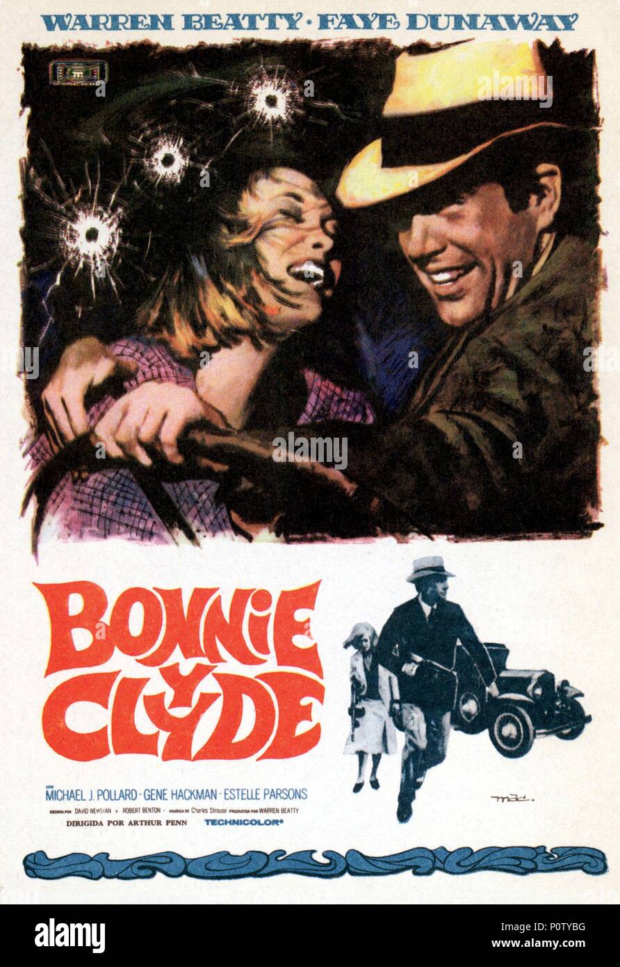 Affiche bonnie et clyde Banque de photographies et d’images à haute