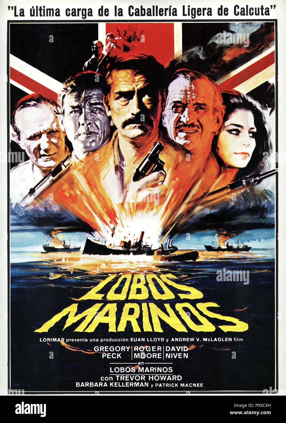 Titre original : loups de mer : LA DERNIÈRE CHARGE DE LA CALCUTTA LIGHT HORSE, LA. Titre en anglais : Le loup de mer. Directeur de film : Andrew C. MCLAGLEN. Année : 1980. Credit : PARAMOUNT PICTURES / Album Banque D'Images