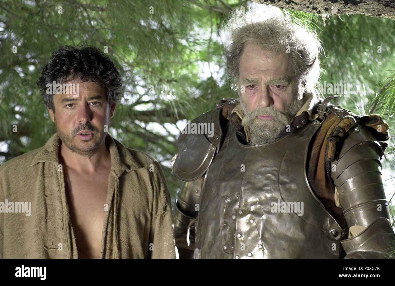 Titre original : EL CABALLERO don Quijote. Titre en anglais : DON QUICHOTTE, chevalier errant. Directeur de film : MANUEL GUTIERREZ ARAGON. Année : 2002. Stars : Juan Luis Galiardo ; Carlos Iglesias. Credit : GONAFILM / Album Banque D'Images