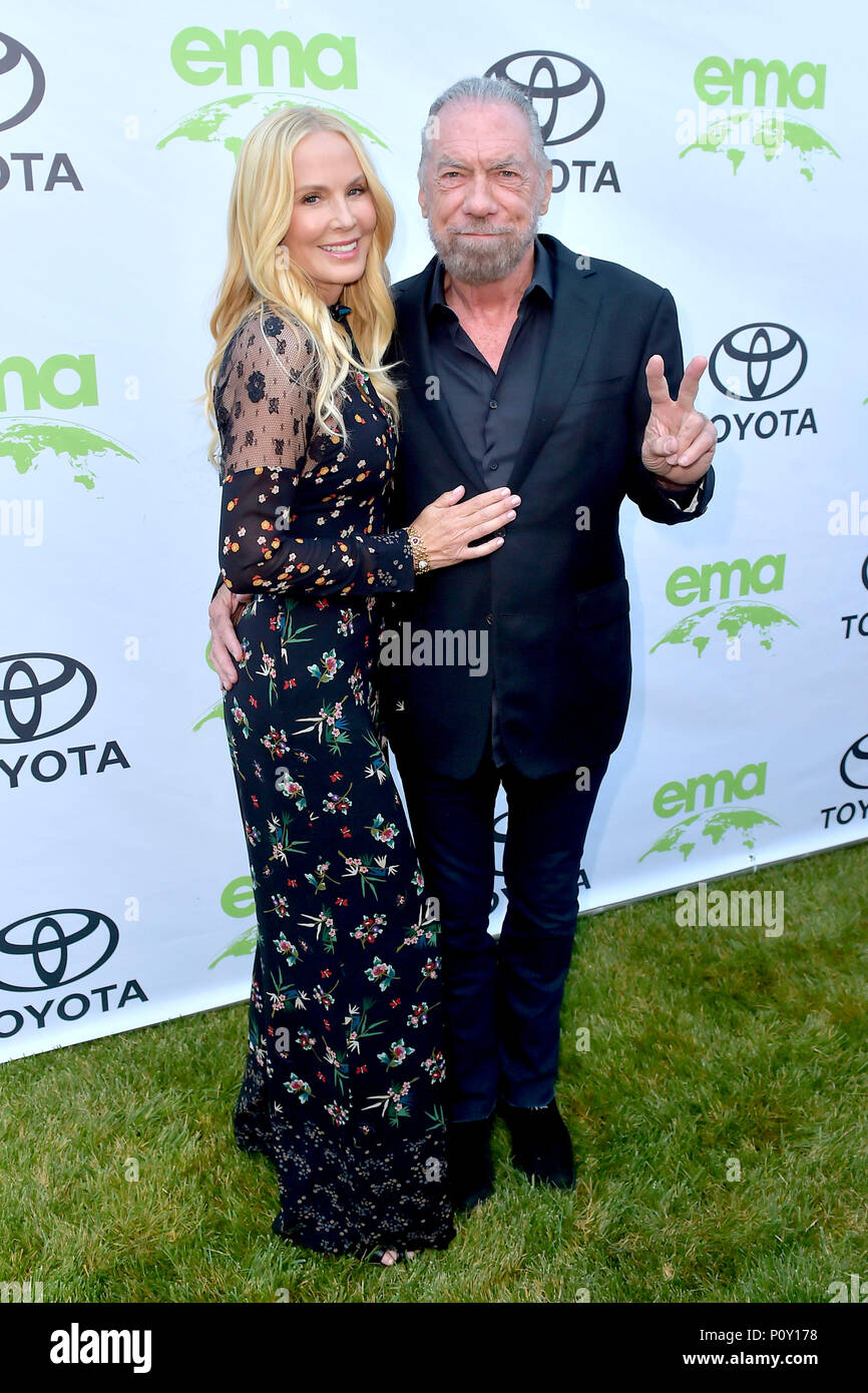 Los Angeles, USA. 9 juin 2018. Eloise Broady et son mari John Paul DeJoria participant à la première Conférence annuelle de l'environnement Gala-bénéfice de l'Association rend hommage à une résidence privée le 9 juin 2018 à Los Angeles, Californie. Credit : Geisler-Fotopress/Alamy Live News Banque D'Images