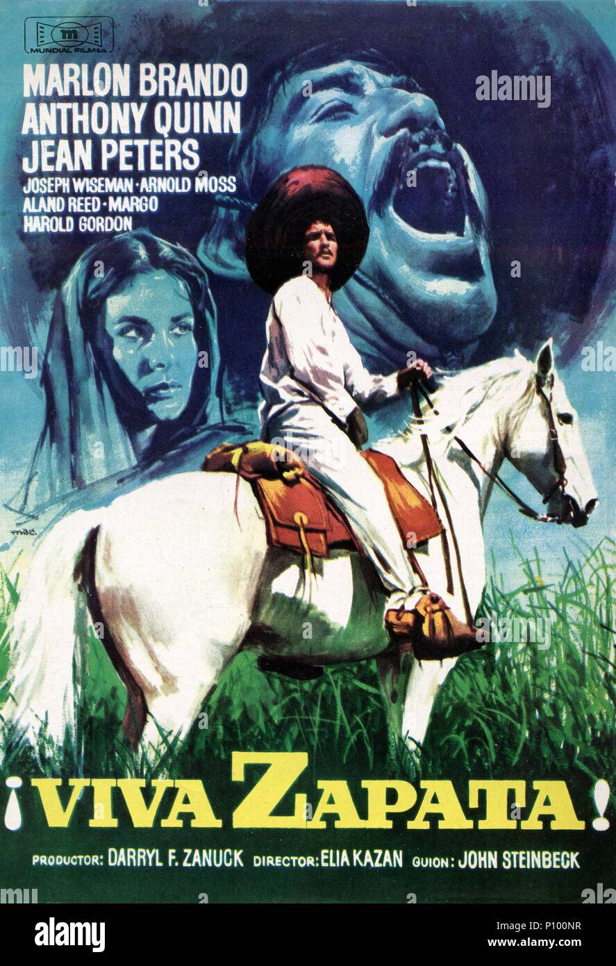 Titre original : Viva Zapata !. Titre en anglais : Viva Zapata !. Film Réalisateur : Elia Kazan. Année : 1952. Crédit : 20TH CENTURY FOX / Album Banque D'Images