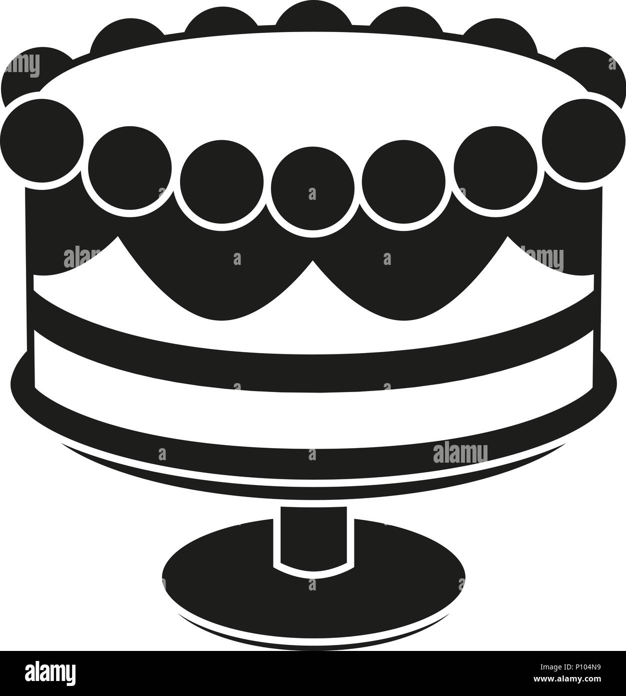 Gateau D Anniversaire Noir Et Blanc Sur Le Stand D Ossature Image Vectorielle Stock Alamy Gateau D Anniversaire Noir Et Blanc Sur Le Stand D Ossature Image Vectorielle Stock Alamy