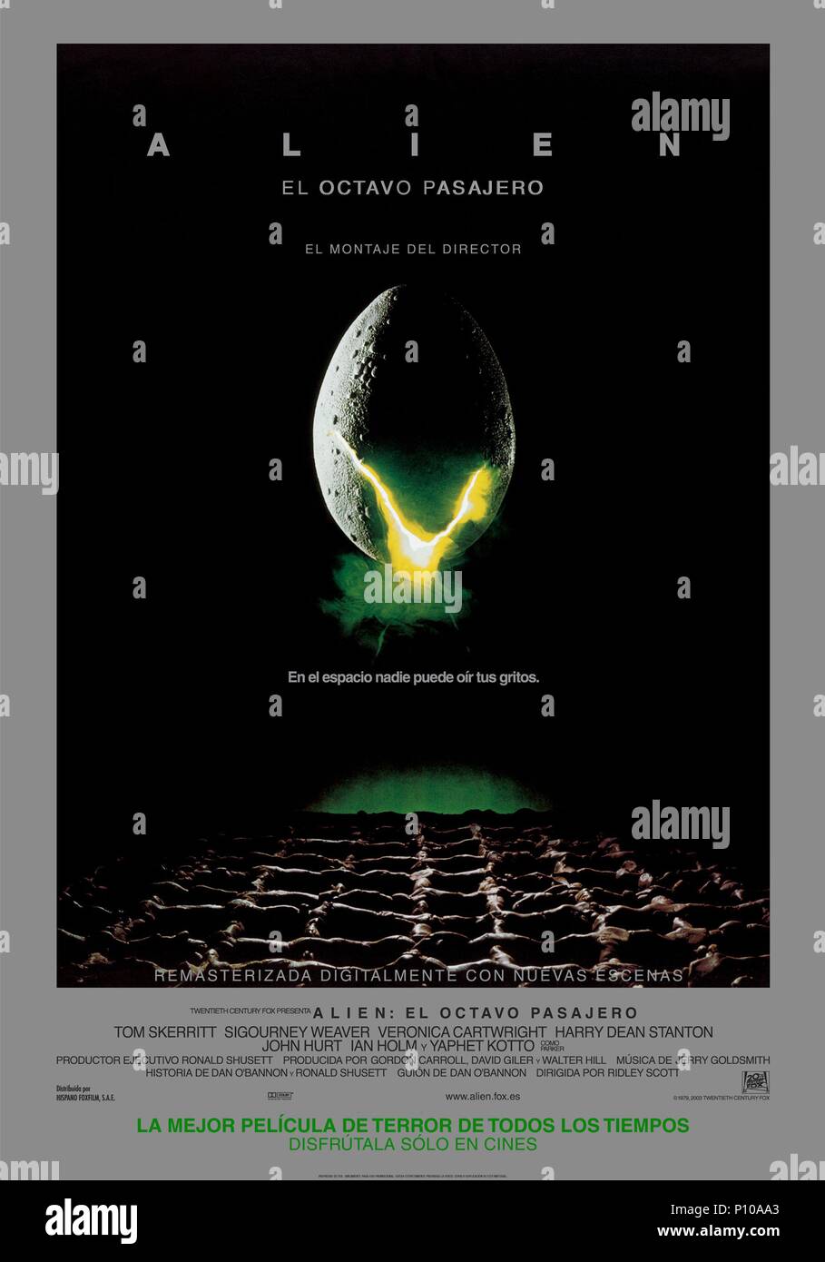 Affiche du film titre du film extraterrestre Banque de photographies et d’images à haute