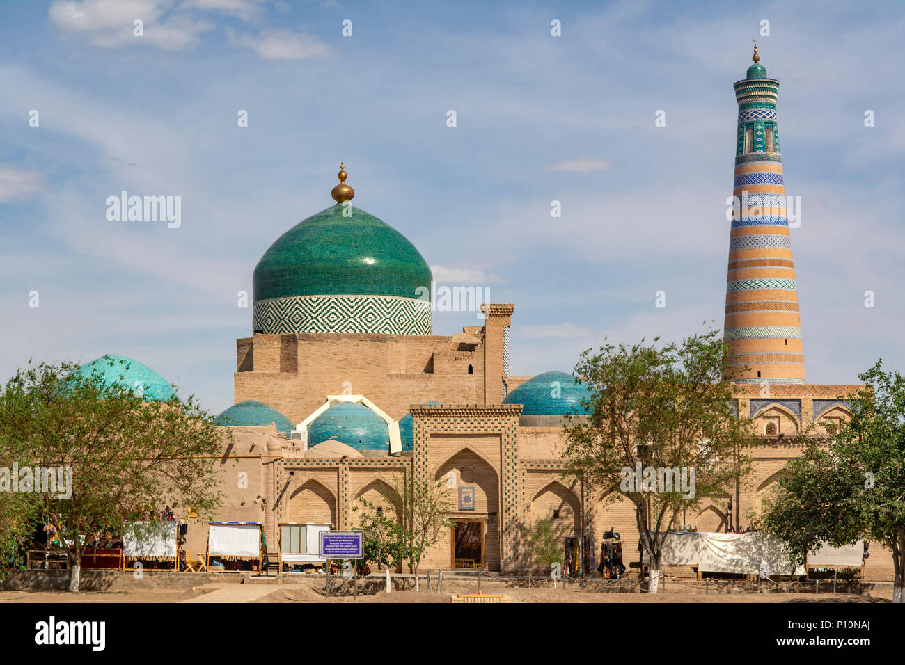 Mausolée Pakhlavan Mahmud, Khiva, Ouzbékistan Banque D'Images