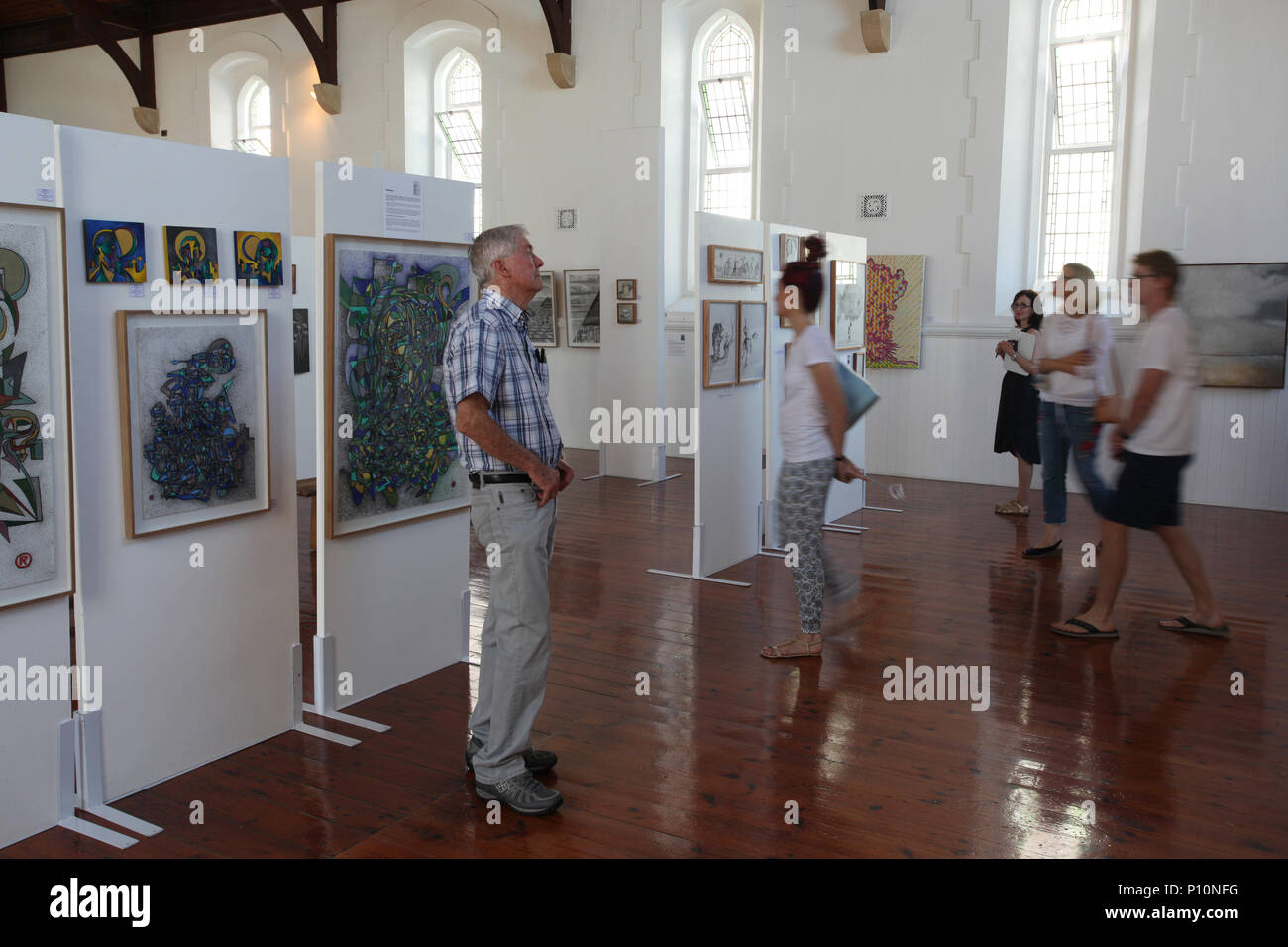Expo d'Art Contemporain Banque D'Images