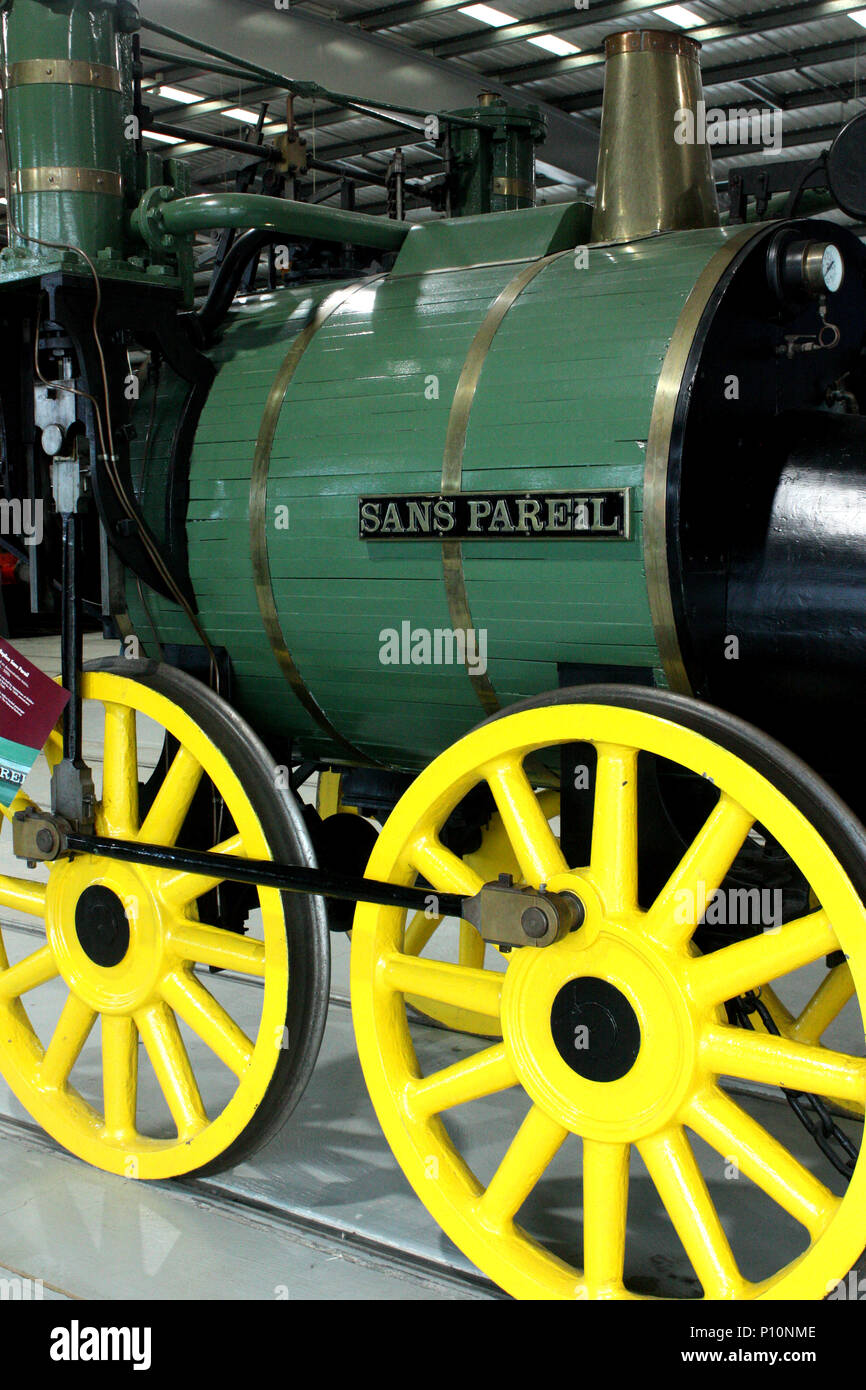 La locomotive sans pareil à la locomotion Museum à Shildon, County Durham Banque D'Images