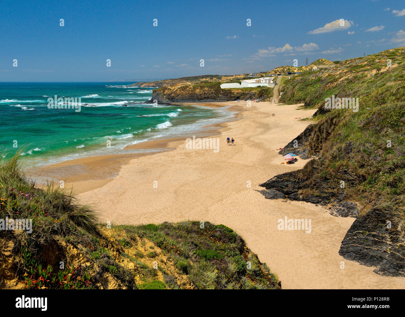 Le Portugal, l'Alentejo, Almograve beach Banque D'Images