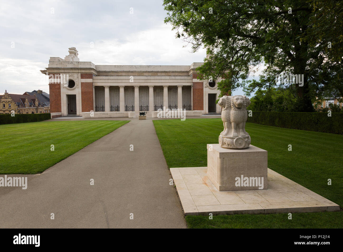 La Porte de Menin, Ypres, Belgique Banque D'Images