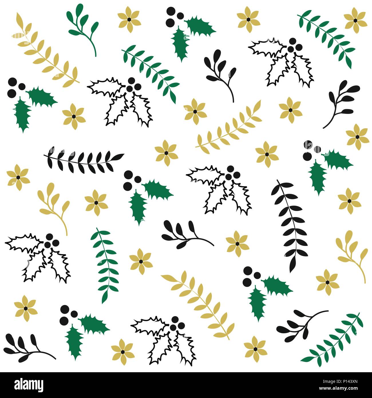 Motif de Noël transparente d'hiver Illustration de Vecteur