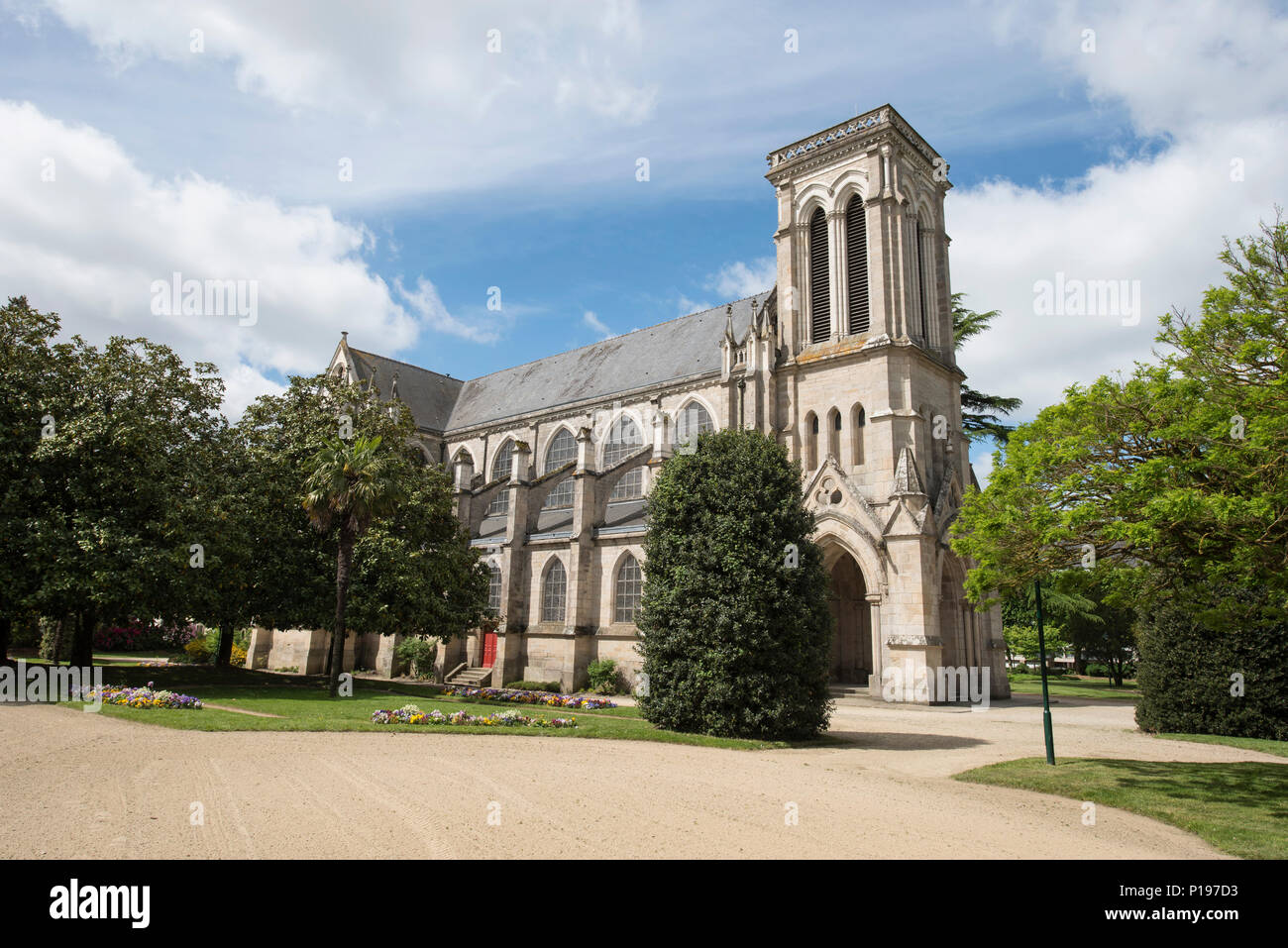 L'église impériale de Saint Joseph ( Eglise impériale Saint-Joseph ), Pontivy, Morbihan, Bretagne, France. Banque D'Images L'église impériale de Saint Joseph ( Eglise impériale Saint-Joseph ), Pontivy, Morbihan, Bretagne, France. Banque D'Images