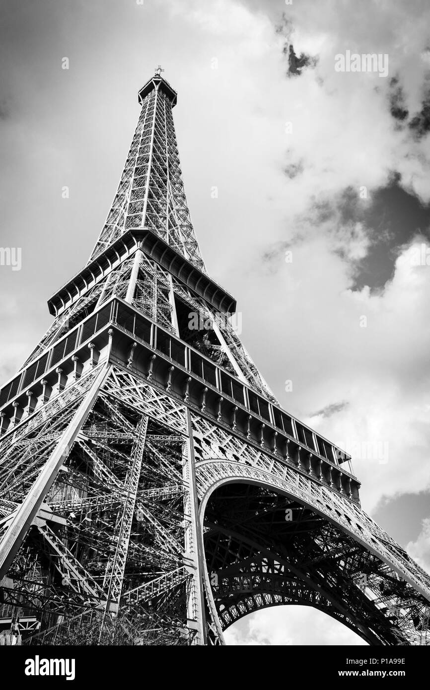 La Tour Eiffel, Paris France Banque D'Images