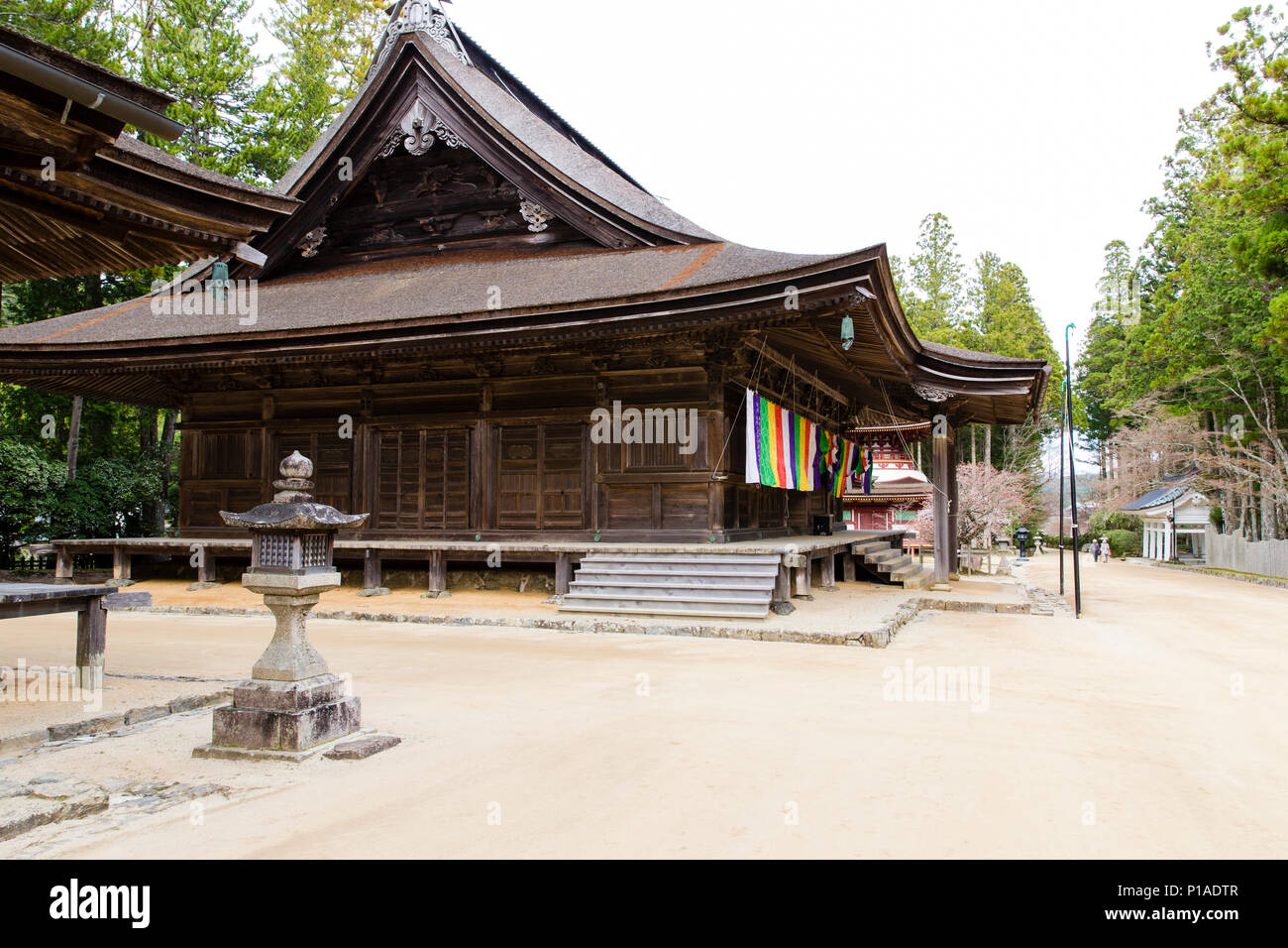 Daiedo Temple d'un sanctuaire dans les motifs de Dai, Garan Kongobu-ji, Japon, Koyasan complexe. Banque D'Images