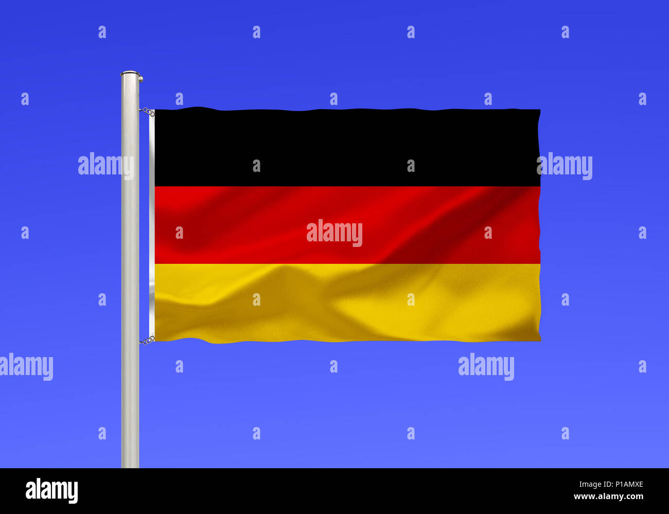Drapeau de la République fédérale d'Allemagne, Flagge von Bundesrepublik  Deutschland Photo Stock - Alamy