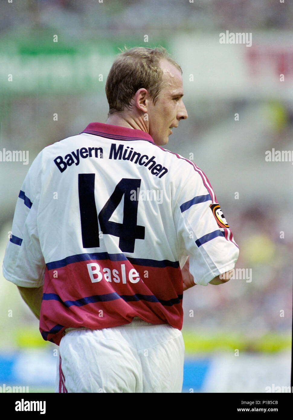 Mario Basler FC Bayern München 1996/1997 Fußball Autogrammkarte