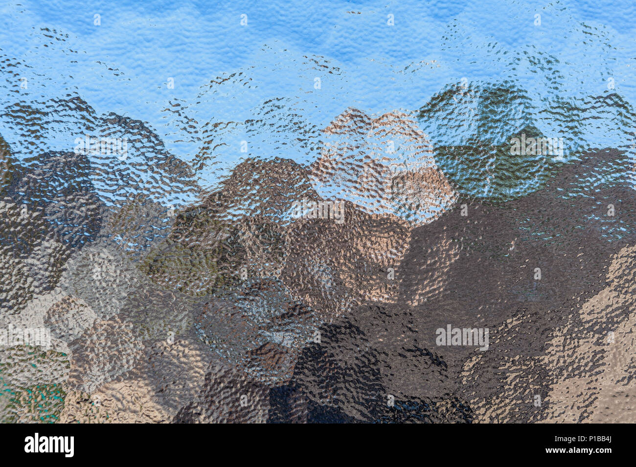 Salle de bains en verre dépoli confidentialité texture background Banque D'Images