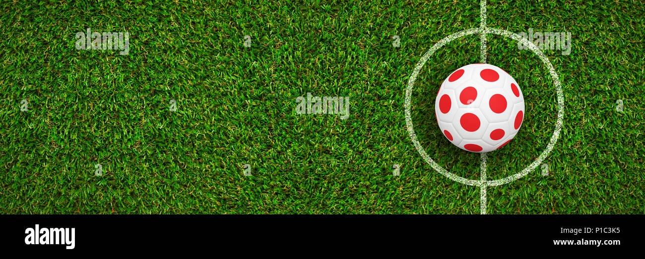 Image composite du football au Japon couleurs Banque D'Images