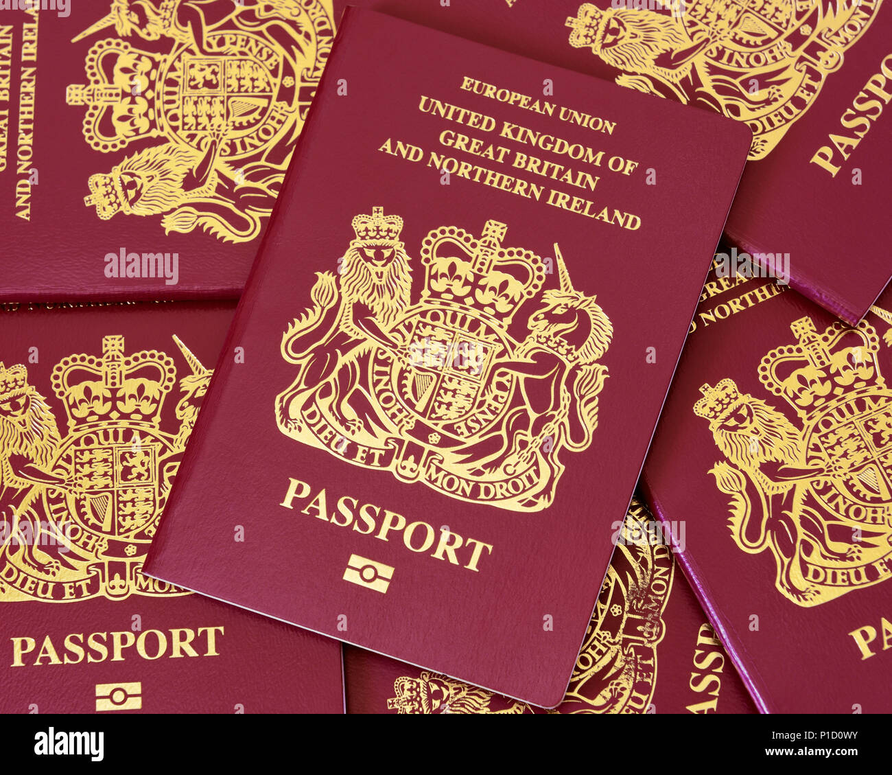 Passeport britannique Banque D'Images