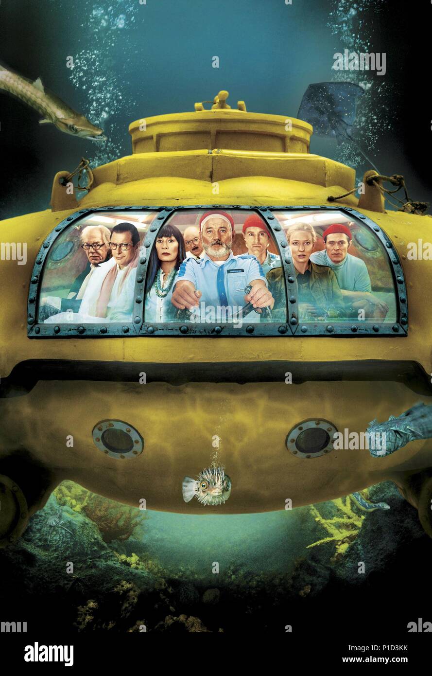 Titre original : THE LIFE AQUATIC WITH STEVE ZISSOU. Titre en anglais : THE LIFE AQUATIC WITH STEVE ZISSOU. Film Réalisateur : WES ANDERSON. Année : 2004. Credit : Touchstone Pictures / Album Banque D'Images