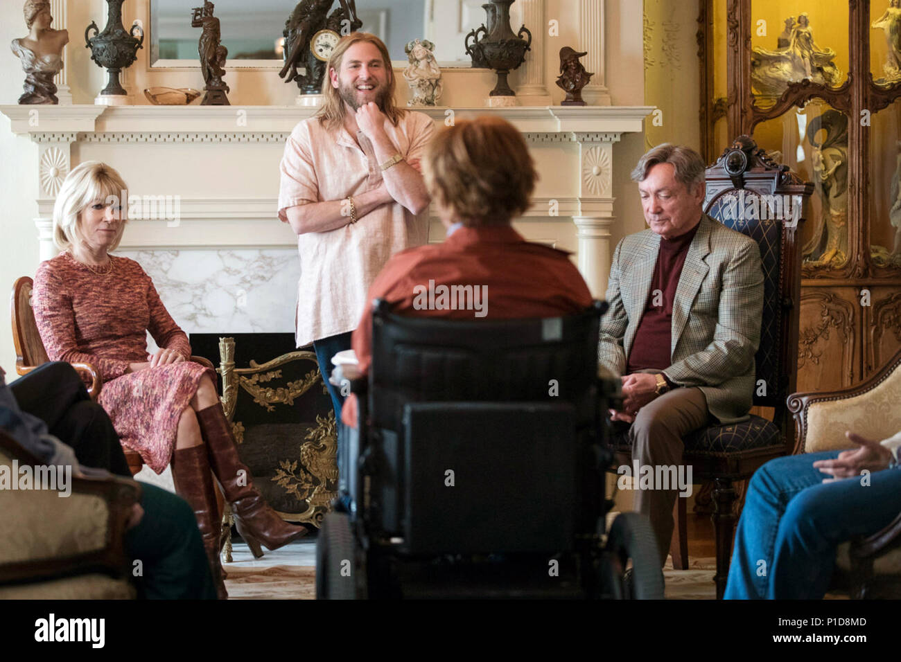 Ne vous inquiétez pas, il n'irez pas loin à pied est une comédie dramatique américaine 2018 film basé sur les mémoires du même nom de John Callahan. Gus Van Sant a écrit l'adaptation à l'écran et réalisé le film. La distribution comprend Joaquin Phoenix, Jonah Hill, Rooney Mara, et Jack Black. Cette photo est pour un usage éditorial uniquement et est l'auteur de la société film et/ou le photographe attribué par le film ou la société de production et ne peut être reproduite que par des publications dans le cadre de la promotion du film ci-dessus. Un crédit obligatoire pour l'entreprise de film est nécessaire. Le photographe doit également Banque D'Images