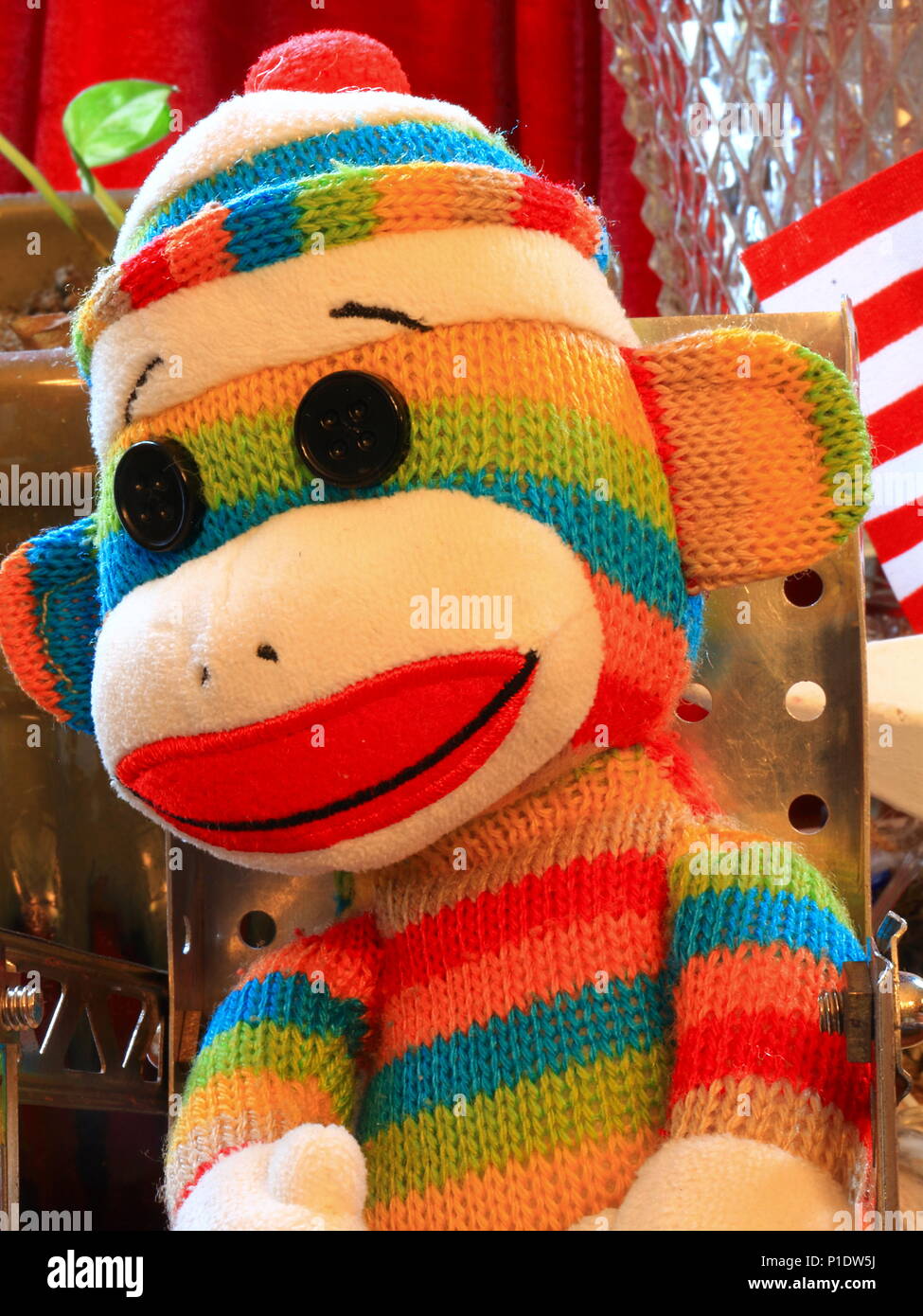 Sock monkey Banque D'Images