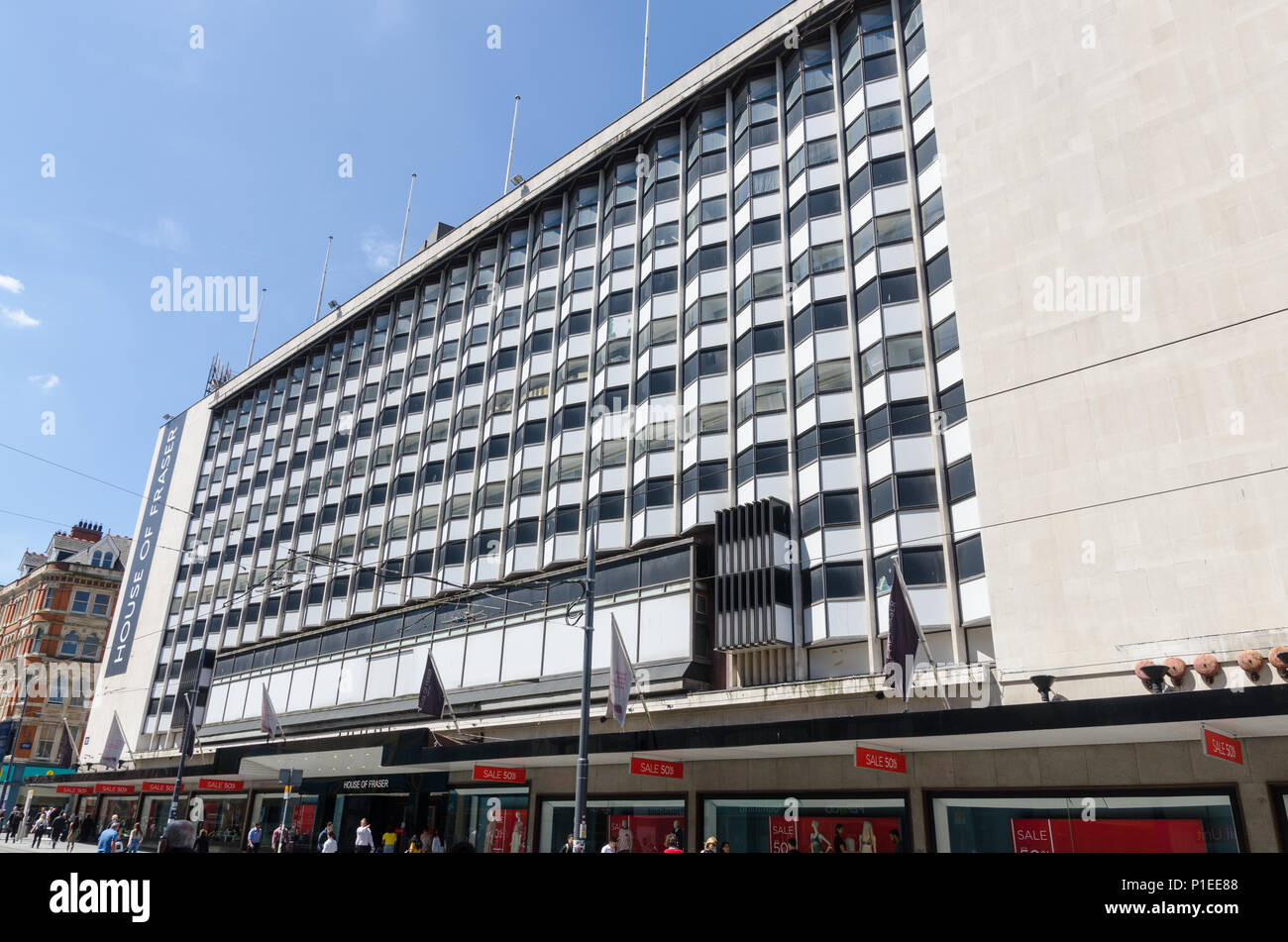 La House of Fraser department store dans Corporation Street, Birmingham, qui a été répertorié pour la fermeture Banque D'Images