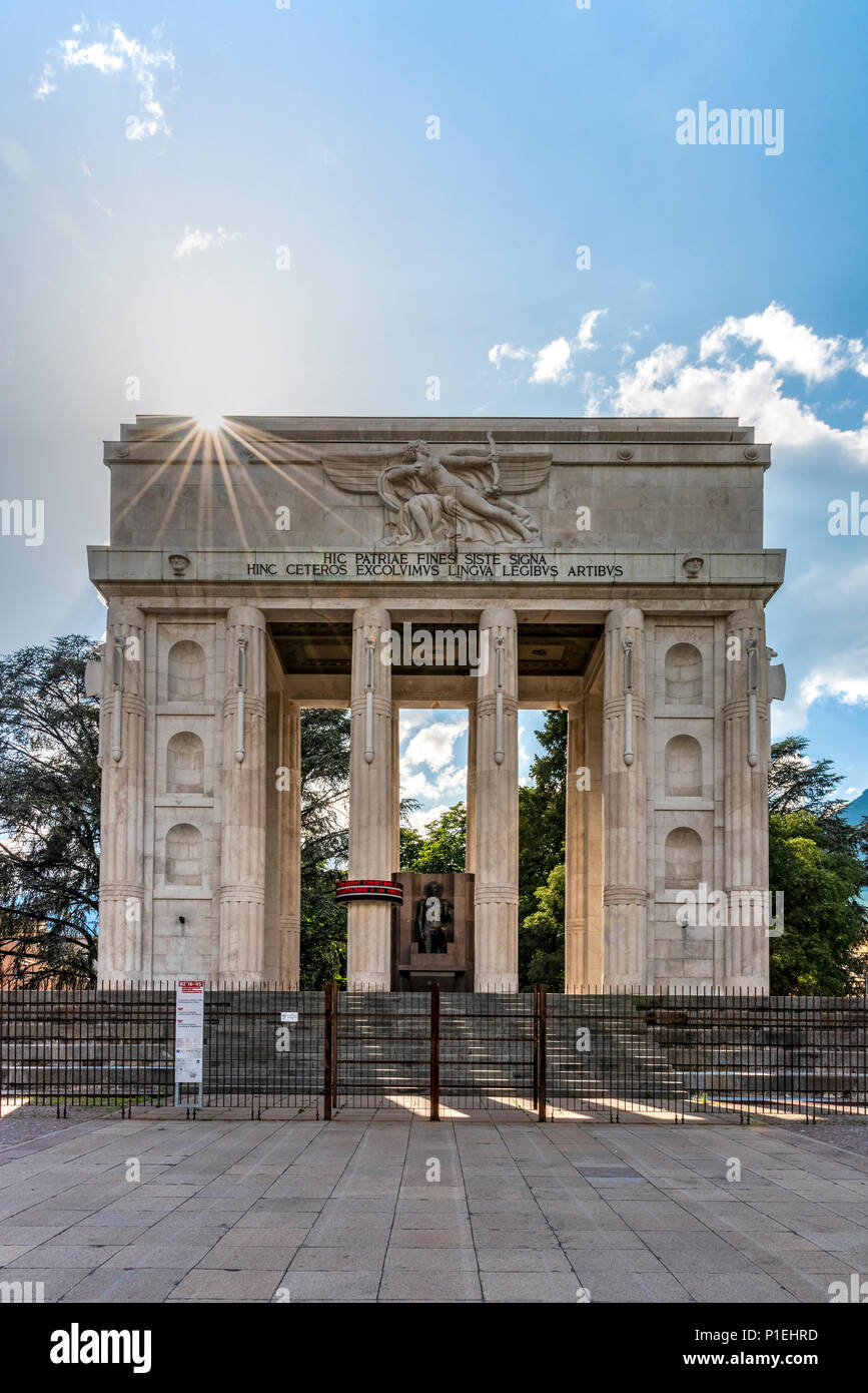 Victory Monument, Bolzano - Bozen, Trentino Alto Adige - Tyrol du Sud, Italie Banque D'Images
