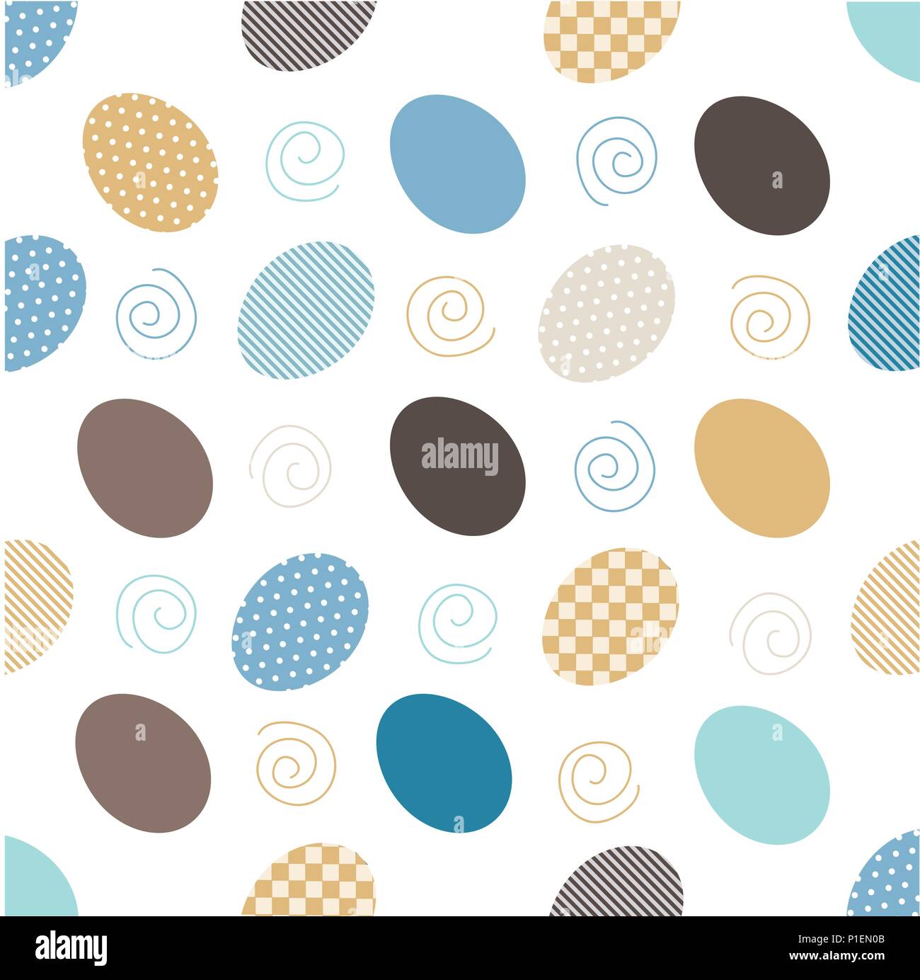 Carte de Pâques Illustration de Vecteur