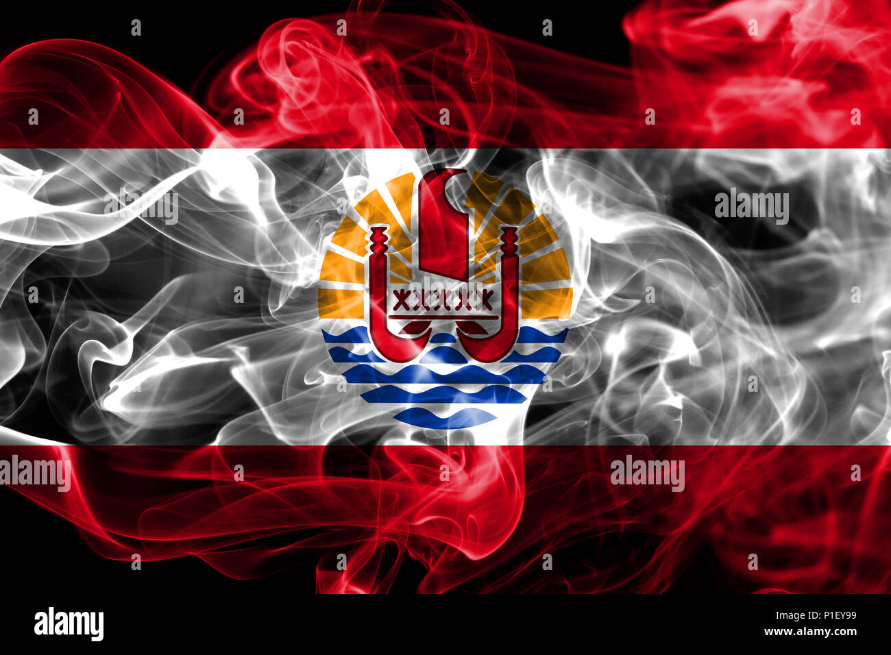 La Polynesie Francaise Drapeau De Fumee Photo Stock Alamy La Polynesie Francaise Drapeau De Fumee Photo Stock Alamy