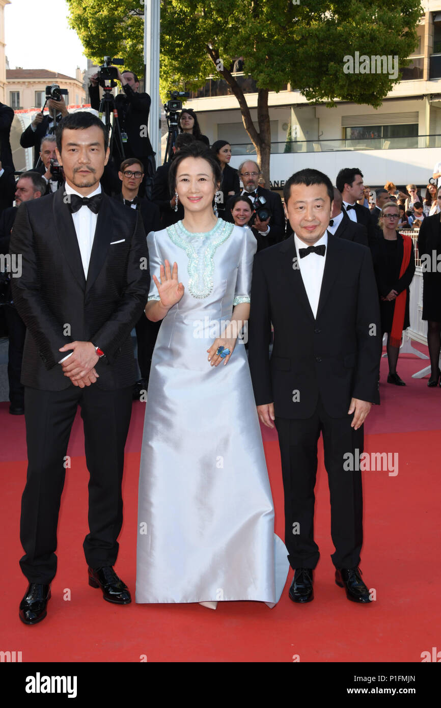 71e Festival du Film de Cannes annuel - 'Ash est plus pure White' - Premiere comprend : Fan Liao, Zhao Tao, Zhangke Jia Où : Cannes, France Quand : 11 mai 2018 Source : WENN.com Banque D'Images