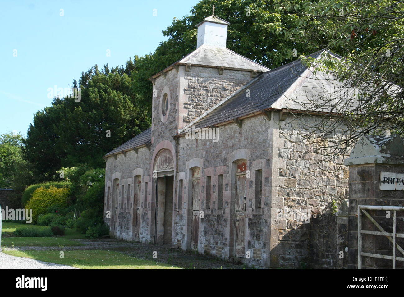 Ewenny Prieuré (Gallois : Priordy Ewenni), dans la région de Ewenny Vale of Glamorgan, Pays de Galles, était un monastère de l'ordre des Bénédictins, fondée au 12ème siècle Banque D'Images