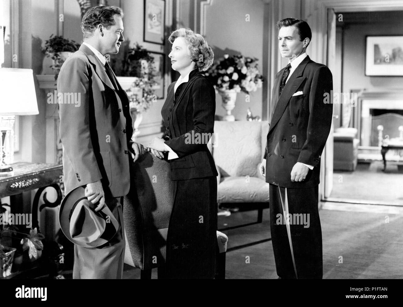 Titre original : EAST SIDE, WEST SIDE. Titre anglais : EAST SIDE, WEST SIDE. Directeur de film : MERVYN LEROY. Année : 1949. Stars : James Mason, VAN HEFLIN, Barbara Stanwyck. Credit : M.G.M / Album Banque D'Images