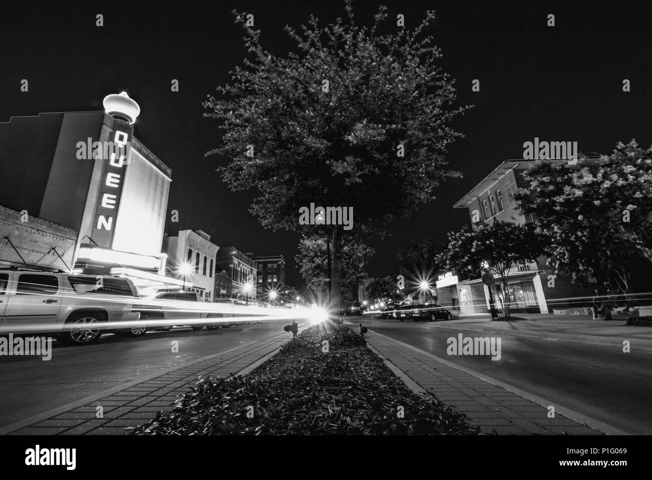 Le centre-ville de Bryan, Texas Banque D'Images