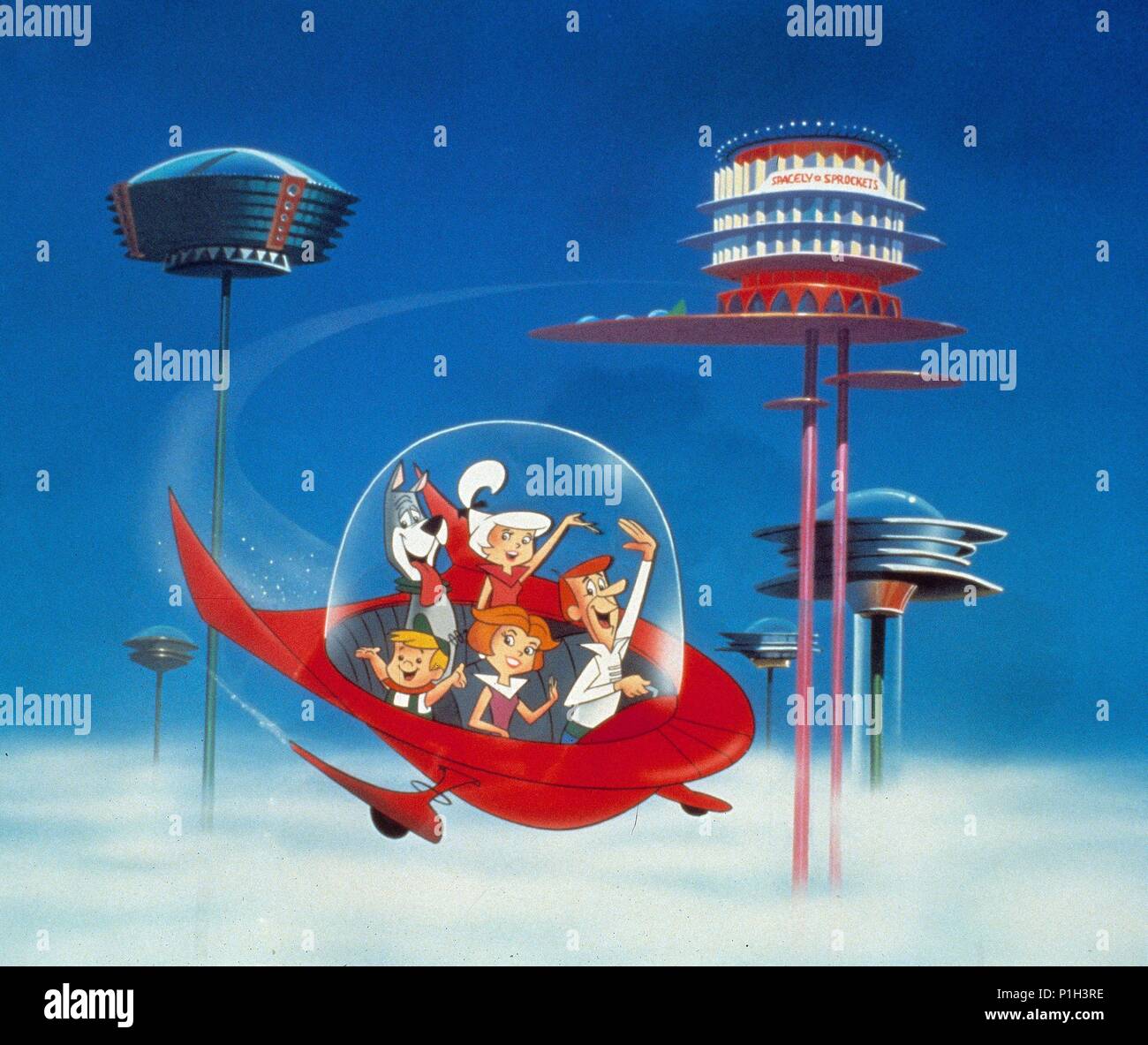 Titre original : The Jetsons. Titre en anglais : The Jetsons. Année : 1962. Banque D'Images