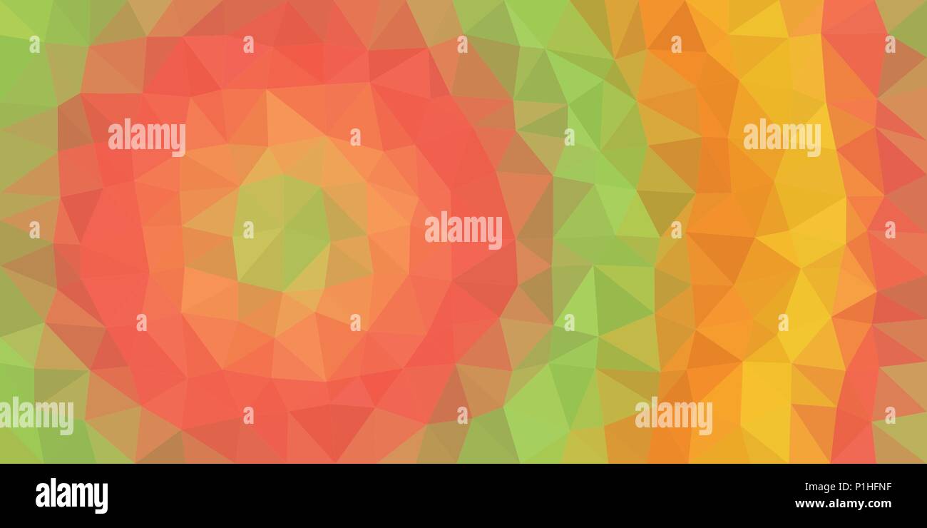 Rouge Vert Orange poly faible gradient vectoriel de texture. Illustration en couleurs, bien que polygonal d'un téléphone cellulaire, le matériel marketing, ou le site web de l'arrière-plan. Un Illustration de Vecteur