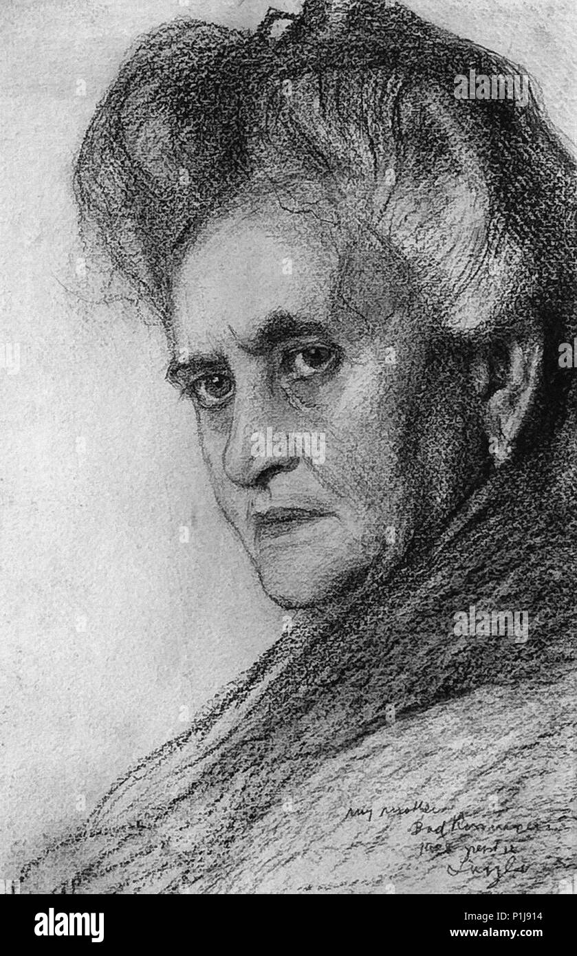 László FüLöp Elek - Mère de l'artiste 1 Banque D'Images