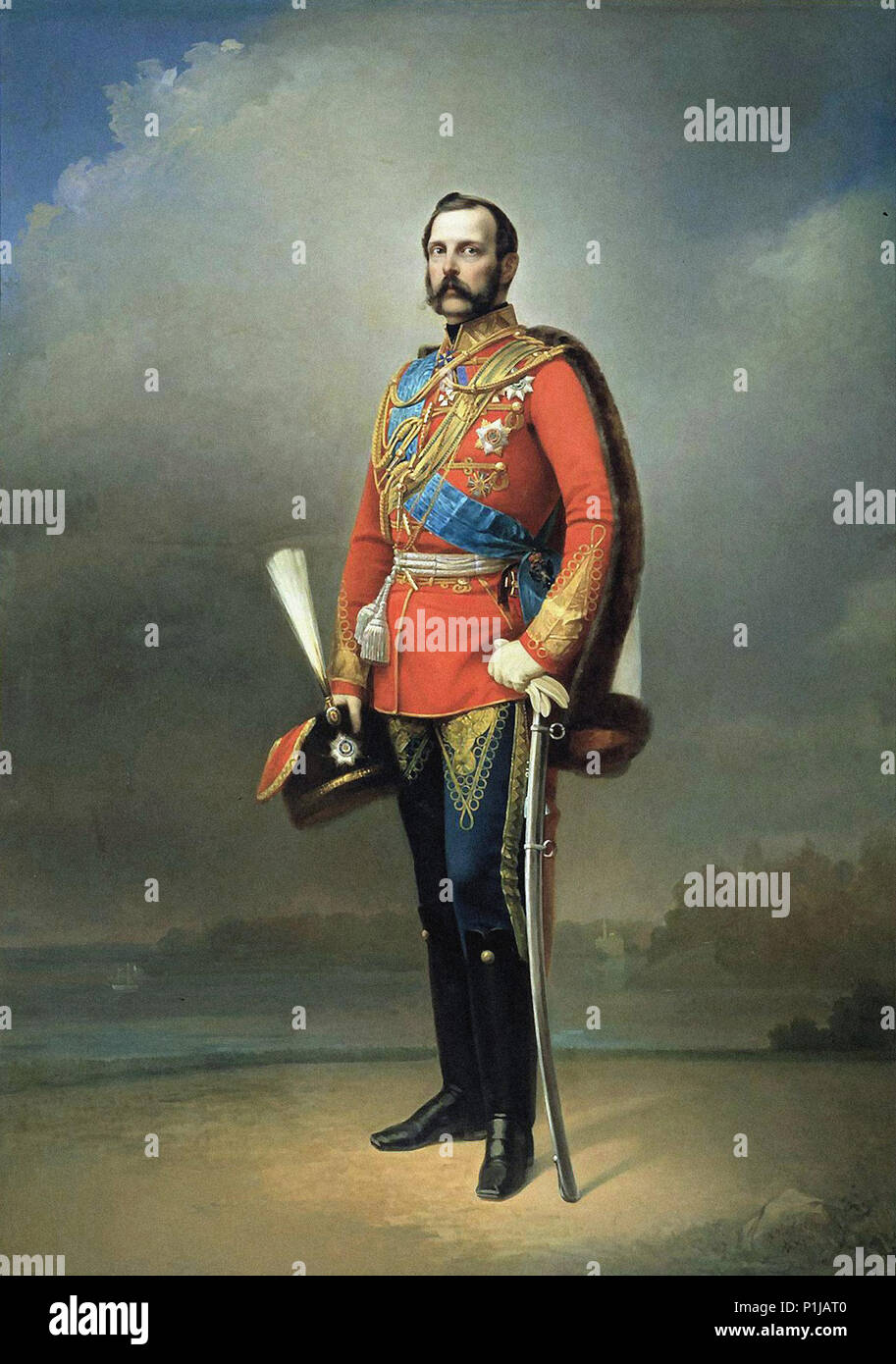 Lavrov Nikolaï Andreïevitch - l'empereur Alexandre II de Russie 2 Banque D'Images