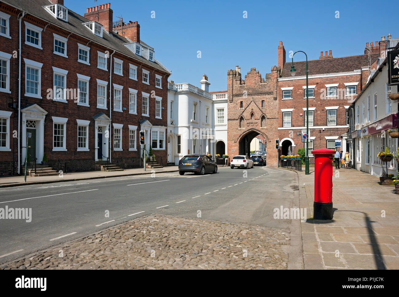 North Bar à l'intérieur au printemps Beverley East Yorkshire England Royaume-Uni GB Grande-Bretagne Banque D'Images