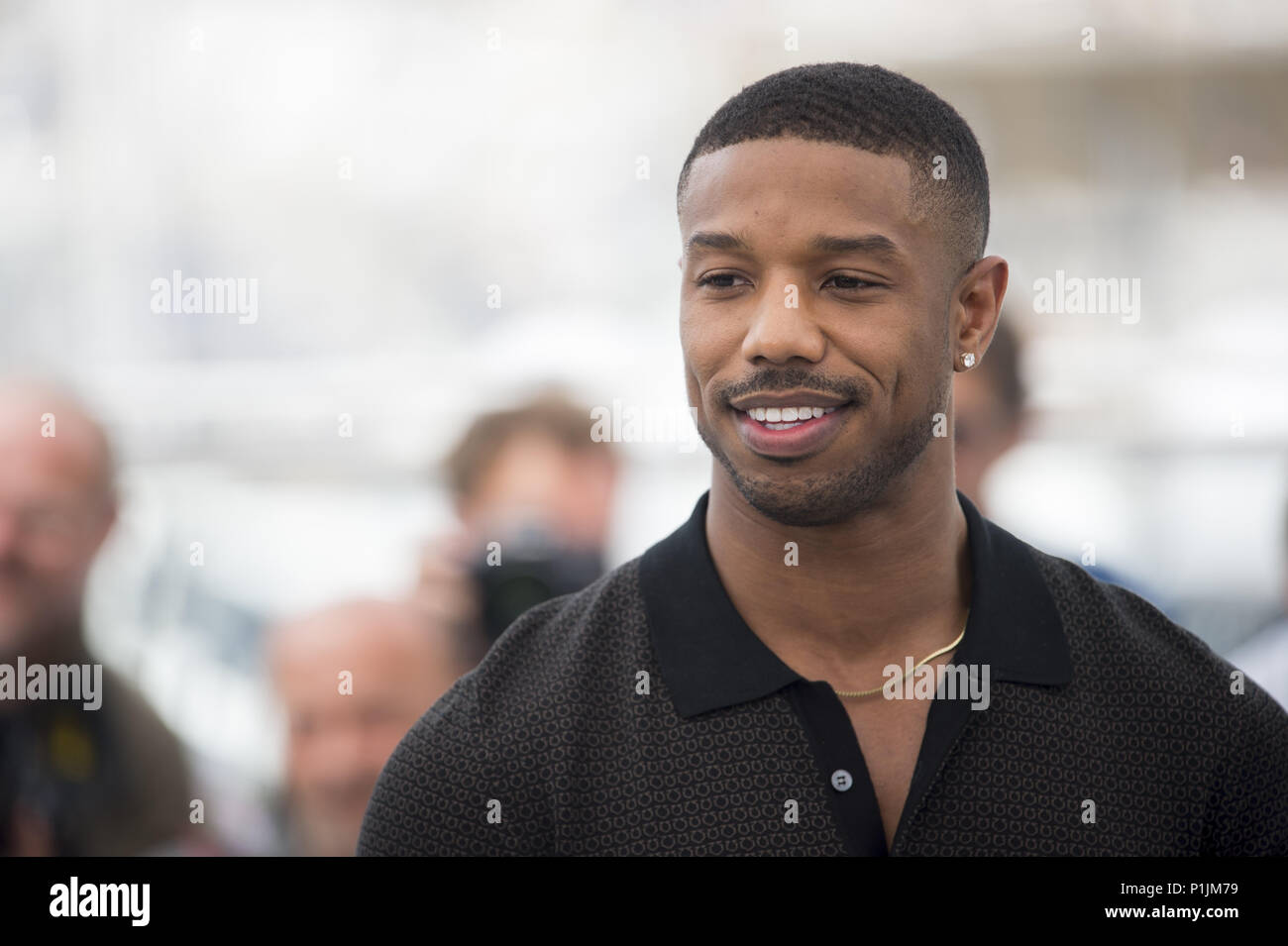 71e Festival du Film de Cannes annuel - 'Fahrenheit 451' - Photocall avec : Michael B Jordan Où : Cannes, France Quand : 12 mai 2018 Credit : Euan Cherry/WENN Banque D'Images