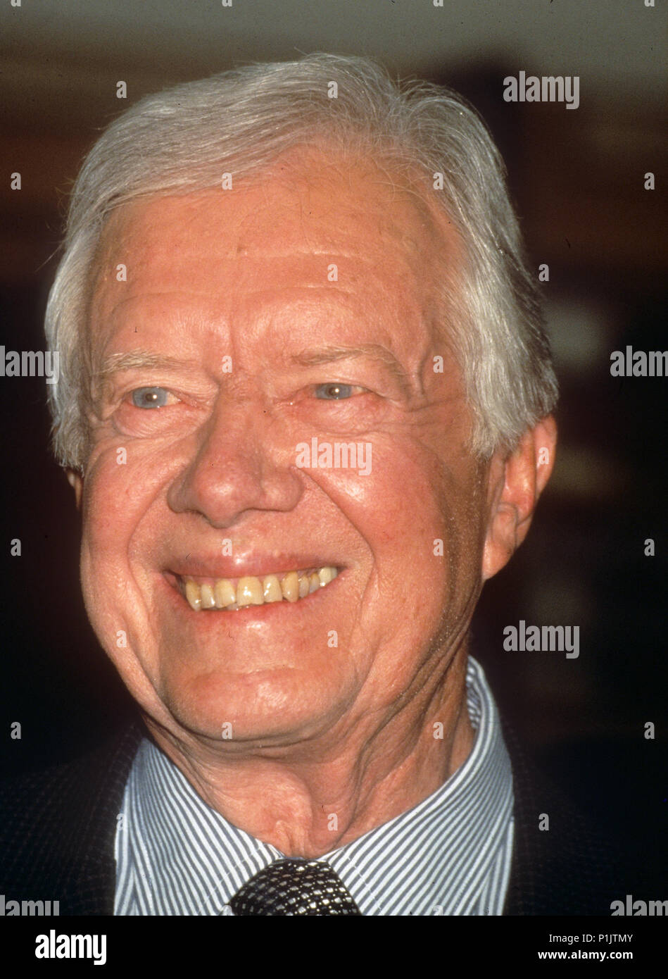L'ancien président américain Jimmy Carter à propos de 1995 Banque D'Images