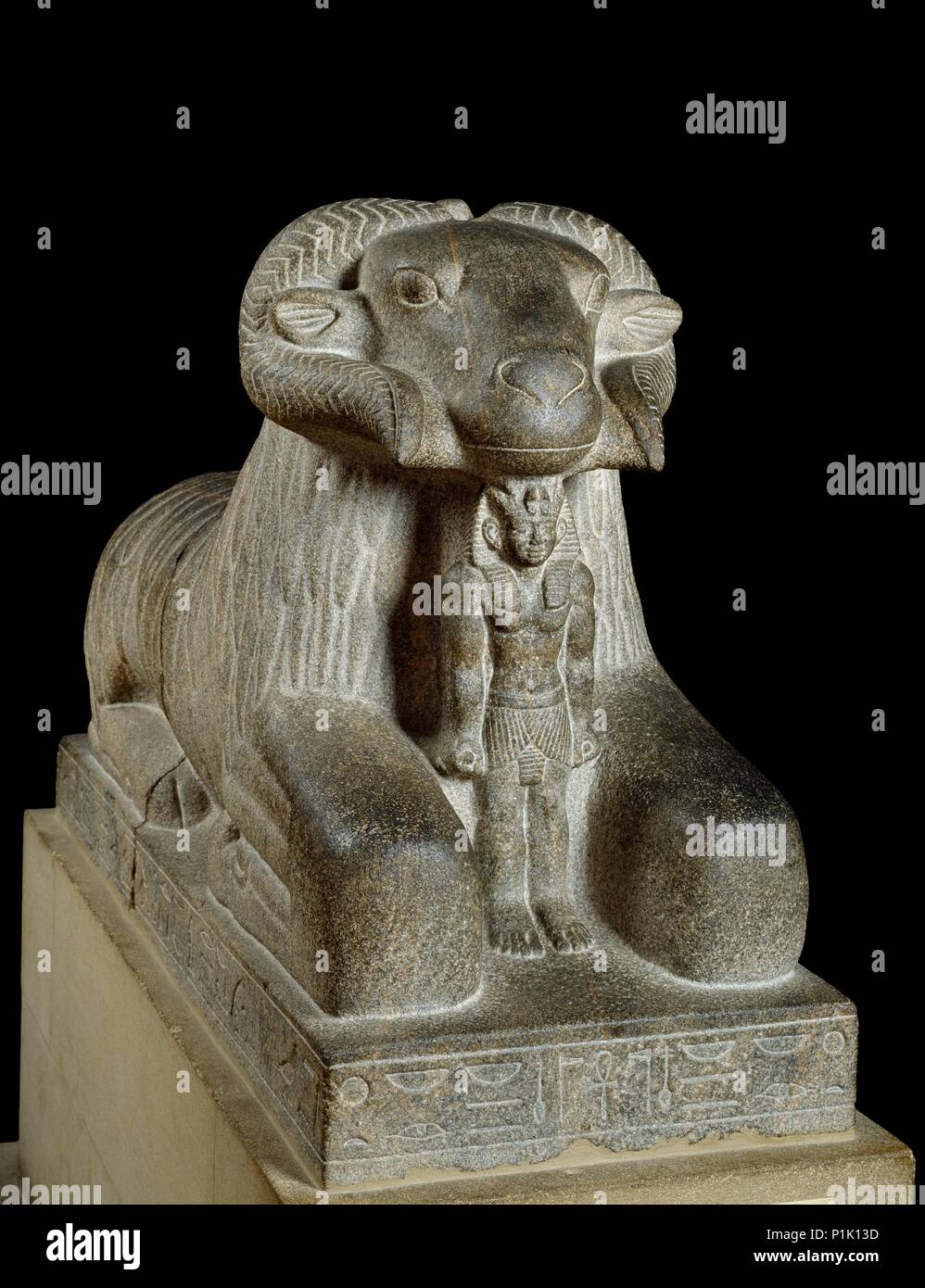 Statue de la ram d'Amon, c680 BC. Artiste : Inconnu. Banque D'Images Statue de la ram d'Amon, c680 BC. Artiste : Inconnu. Banque D'Images