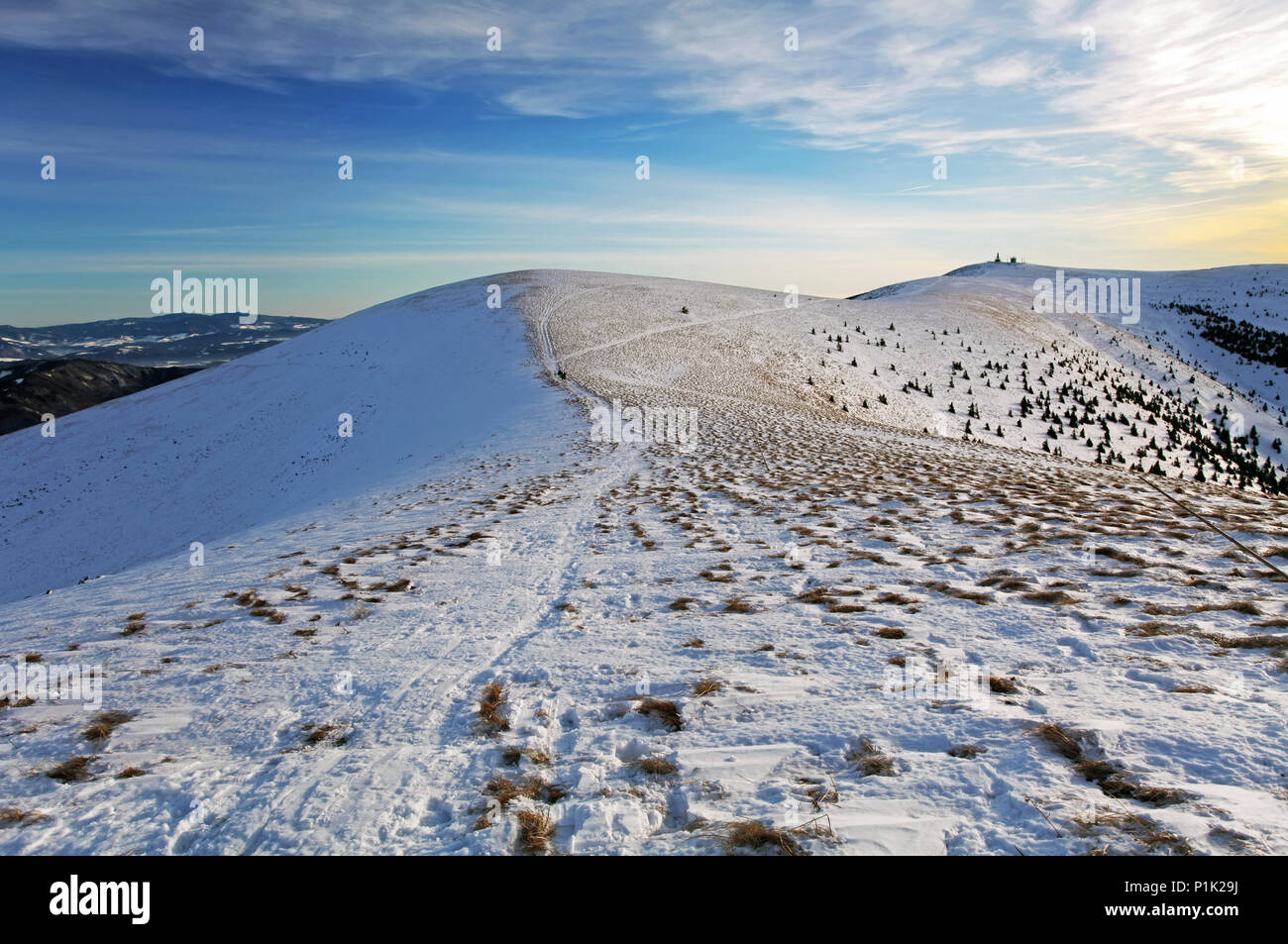 La Slovaquie à la montagne hiver - Fatras Banque D'Images