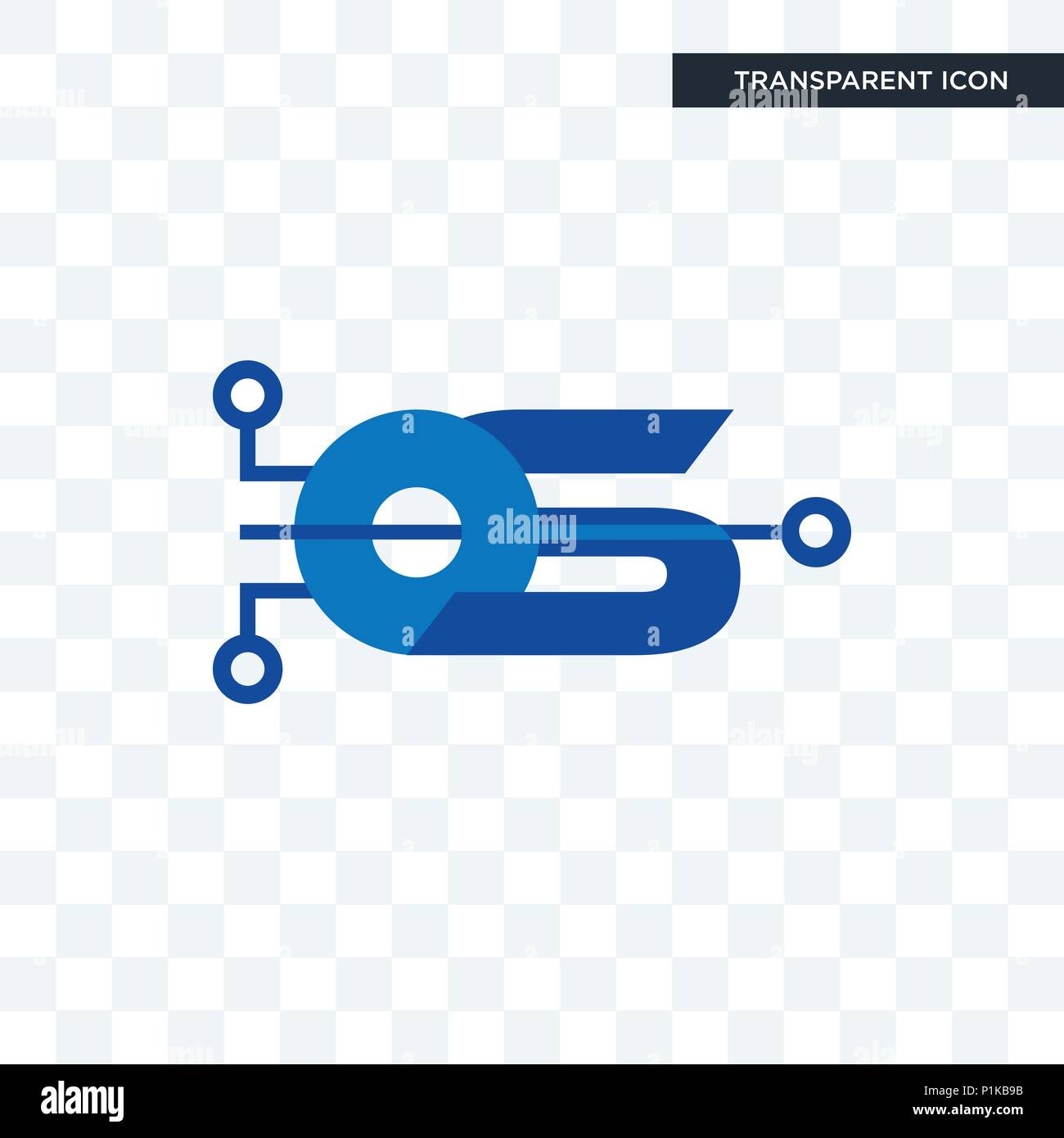Icône vecteur du système d'exploitation isolé sur fond transparent, logo du système d'exploitation concept Illustration de Vecteur