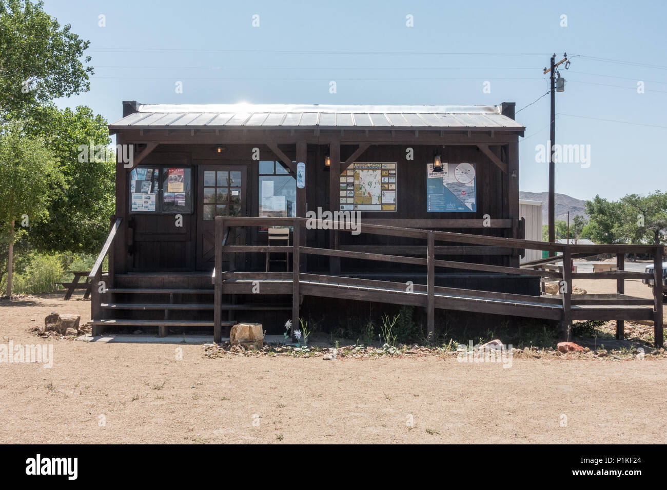 Petite ville de Beatty en dehors de la Death Valley, Nevada, USA, Juin 2018 Banque D'Images