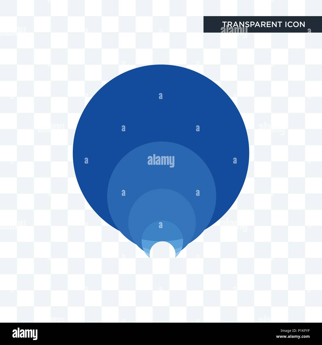 Nombre d'or icône vecteur isolé sur fond transparent, concept logo golden ratio Illustration de Vecteur