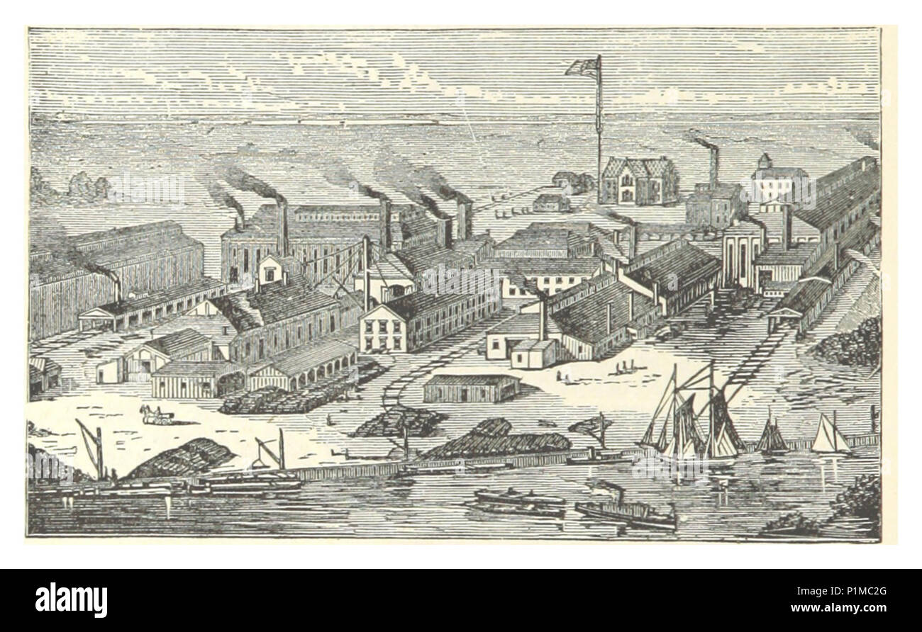 (1876Exhib) P724 - Philadelphie, CAMDEN IRON WORKS Banque D'Images