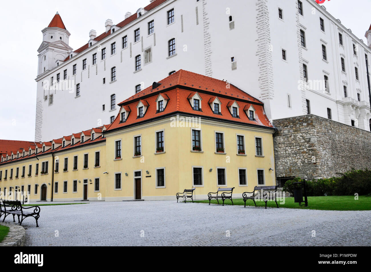 Château de Bratislava, République Slovaque Banque D'Images